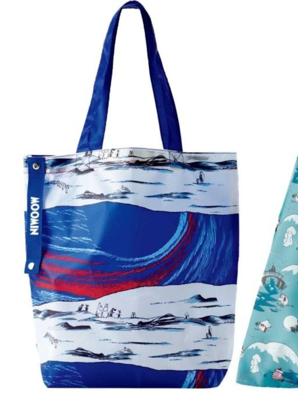 Moomin shopping bag compact reusable washable Moomin x Finlayson